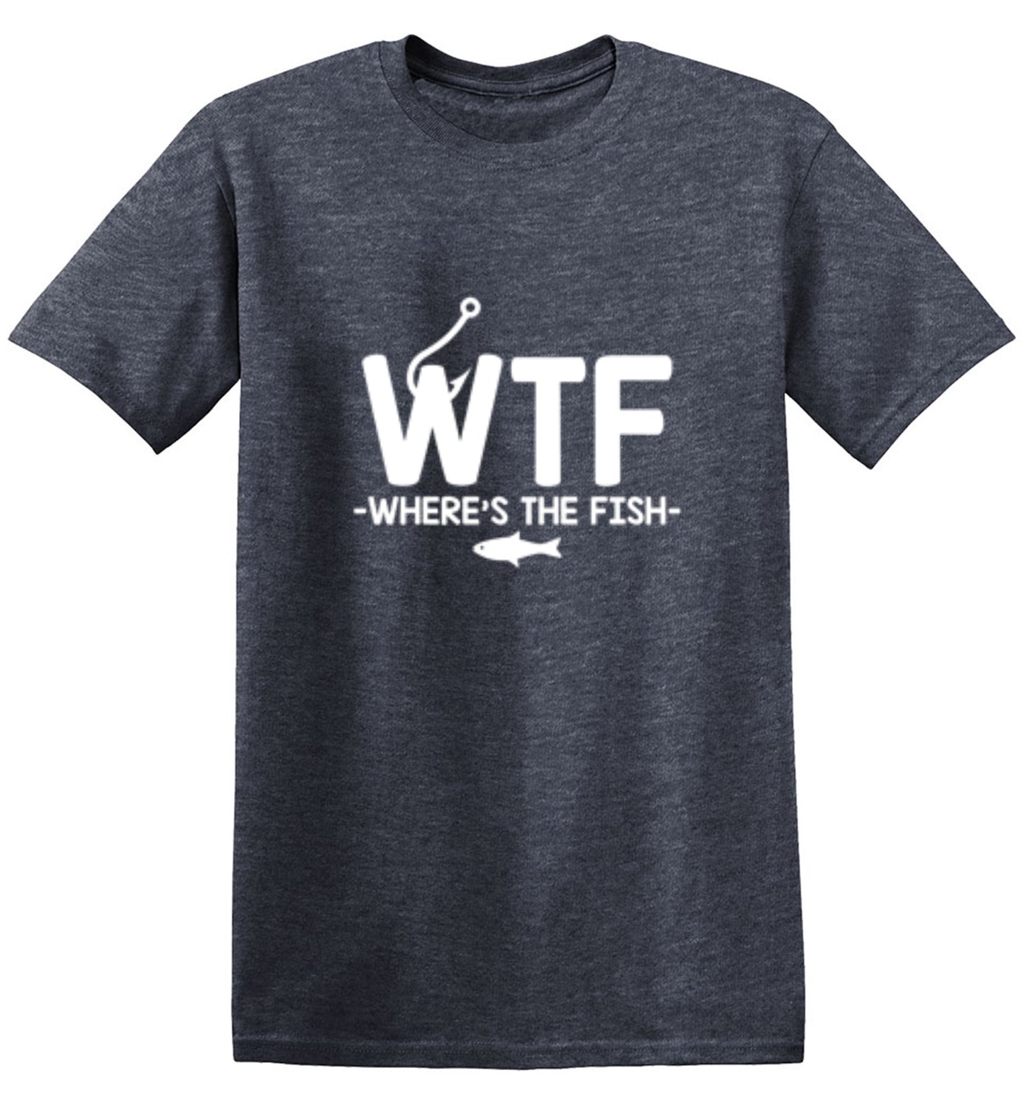 Funny T-Shirts design "WTF - Where's The Fish T-Shirt - Youth"