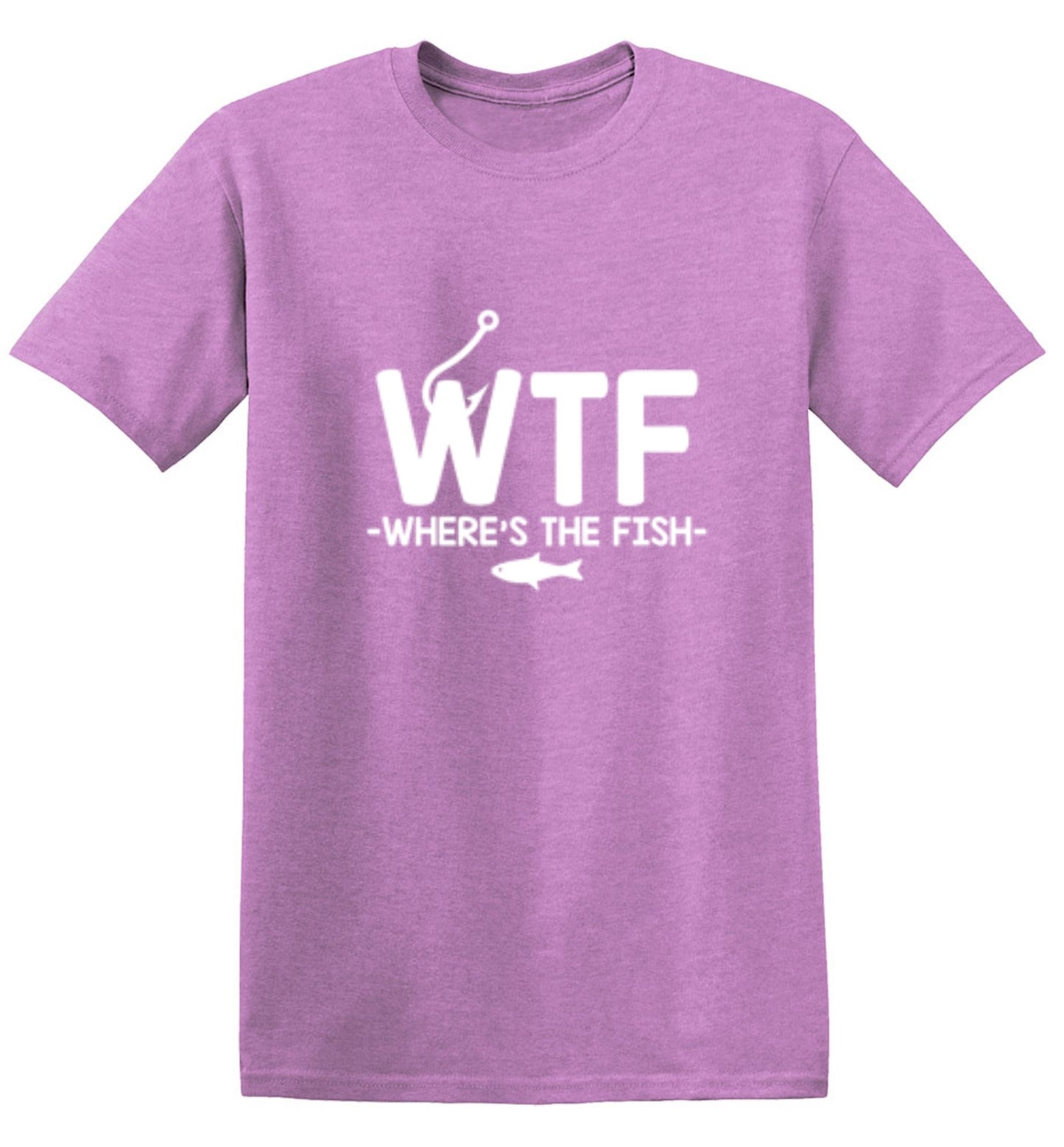 Funny T-Shirts design "WTF - Where's The Fish T-Shirt - Youth"