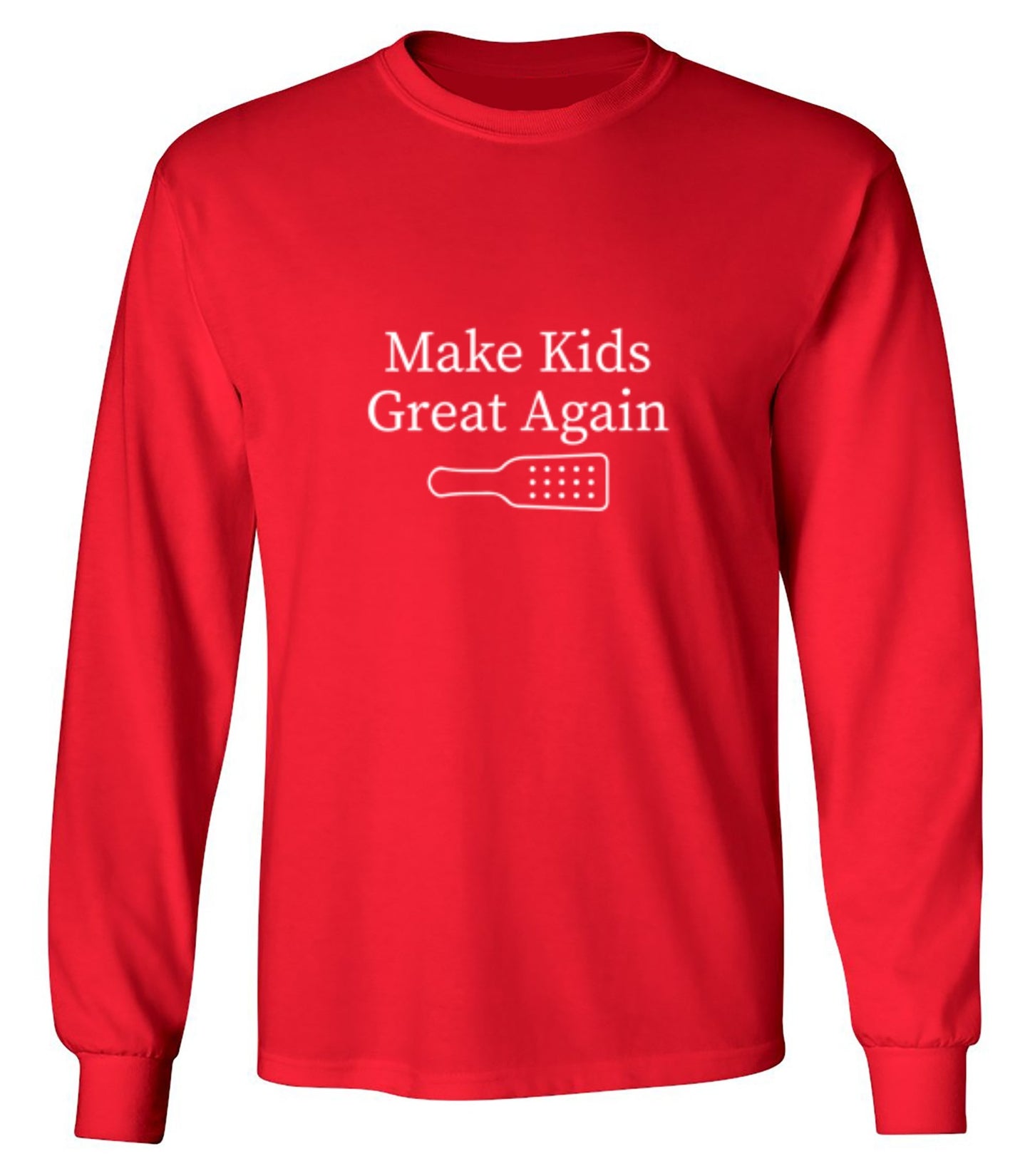 Funny T-Shirts design "Make Kids Great Again T-Shirt - Long Sleeve"