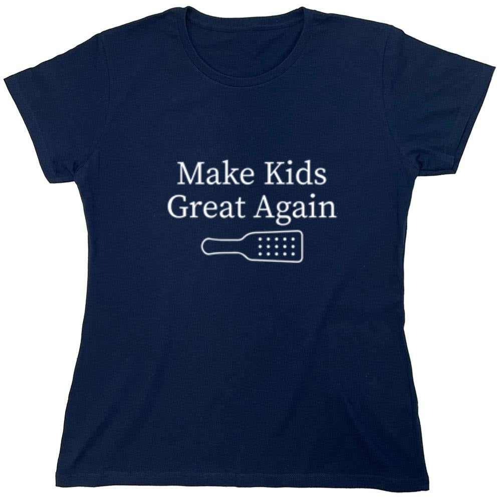 Funny T-Shirts design "Make Kids Great Again T-Shirt - Womens"