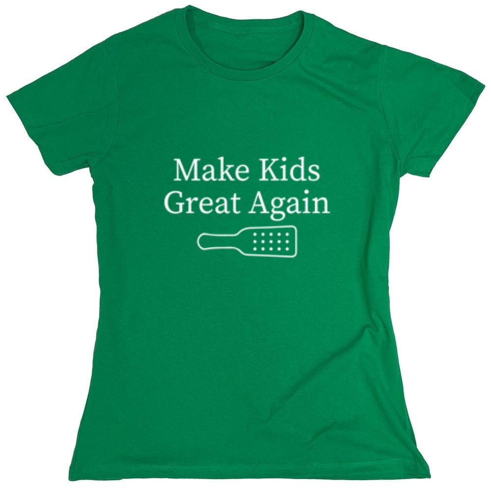 Funny T-Shirts design "Make Kids Great Again T-Shirt - Womens"