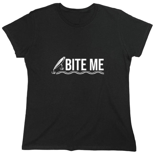 Funny T-Shirts design "Bite Me T-Shirt - Womens"