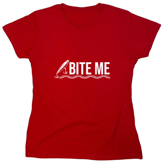 Funny T-Shirts design "Bite Me T-Shirt - Womens"