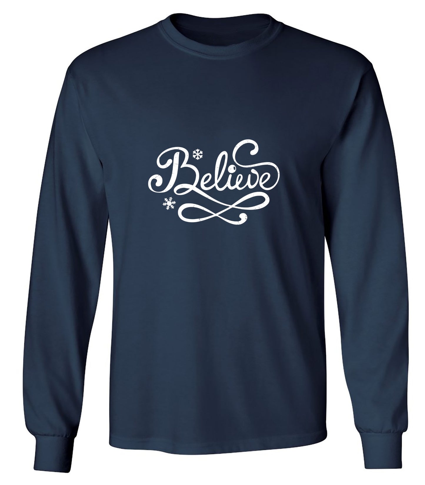Funny T-Shirts design "Believe T-Shirt - Long Sleeve"
