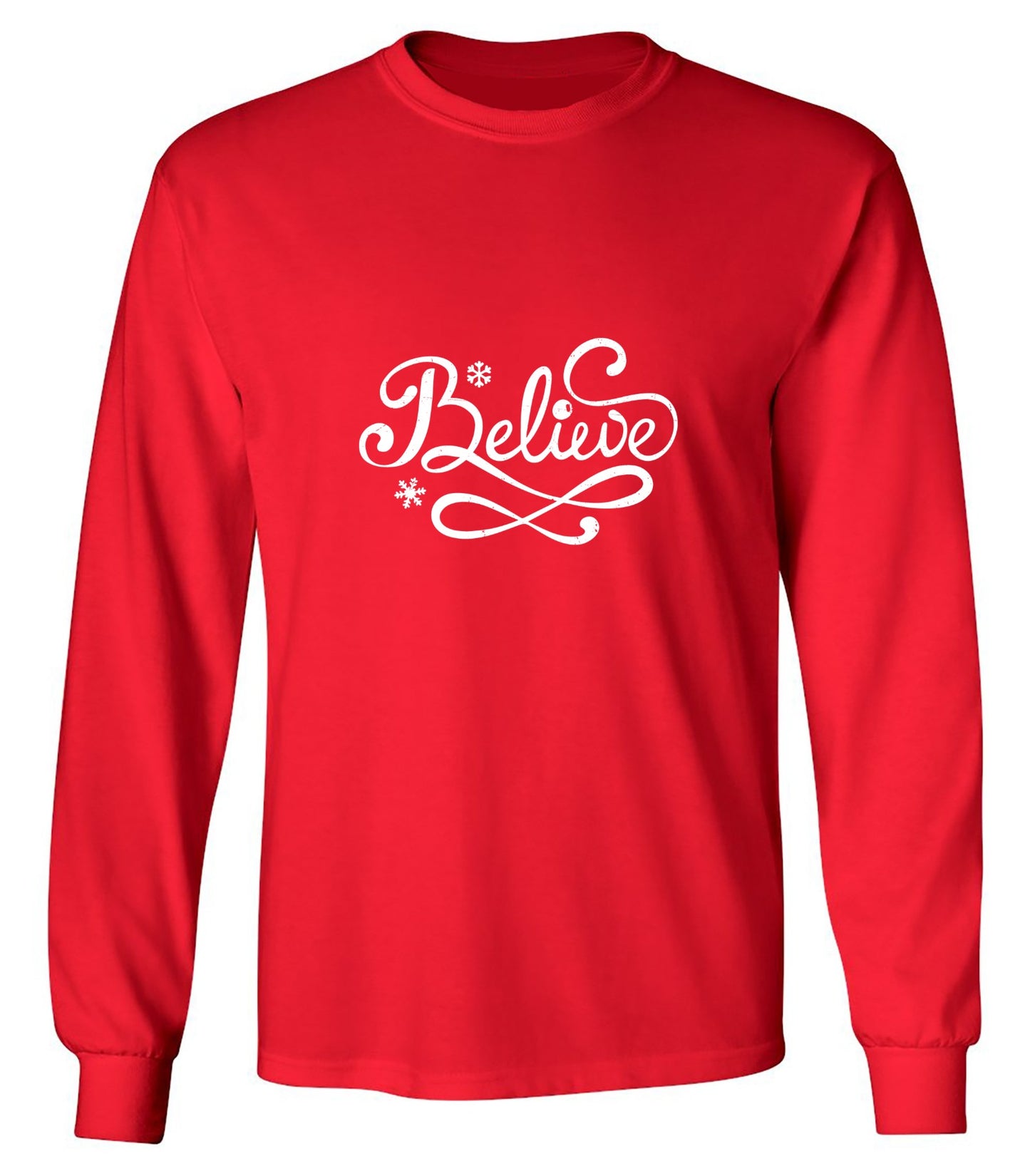 Funny T-Shirts design "Believe T-Shirt - Long Sleeve"