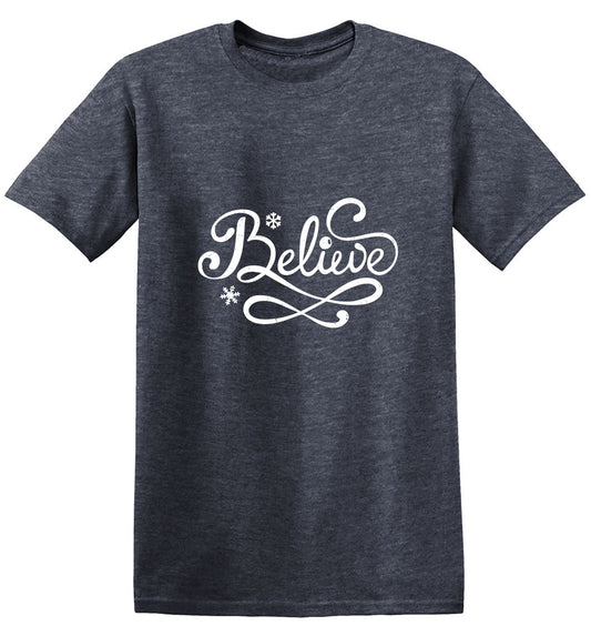 Funny T-Shirts design "Believe Christmas Trendy T Shirt"
