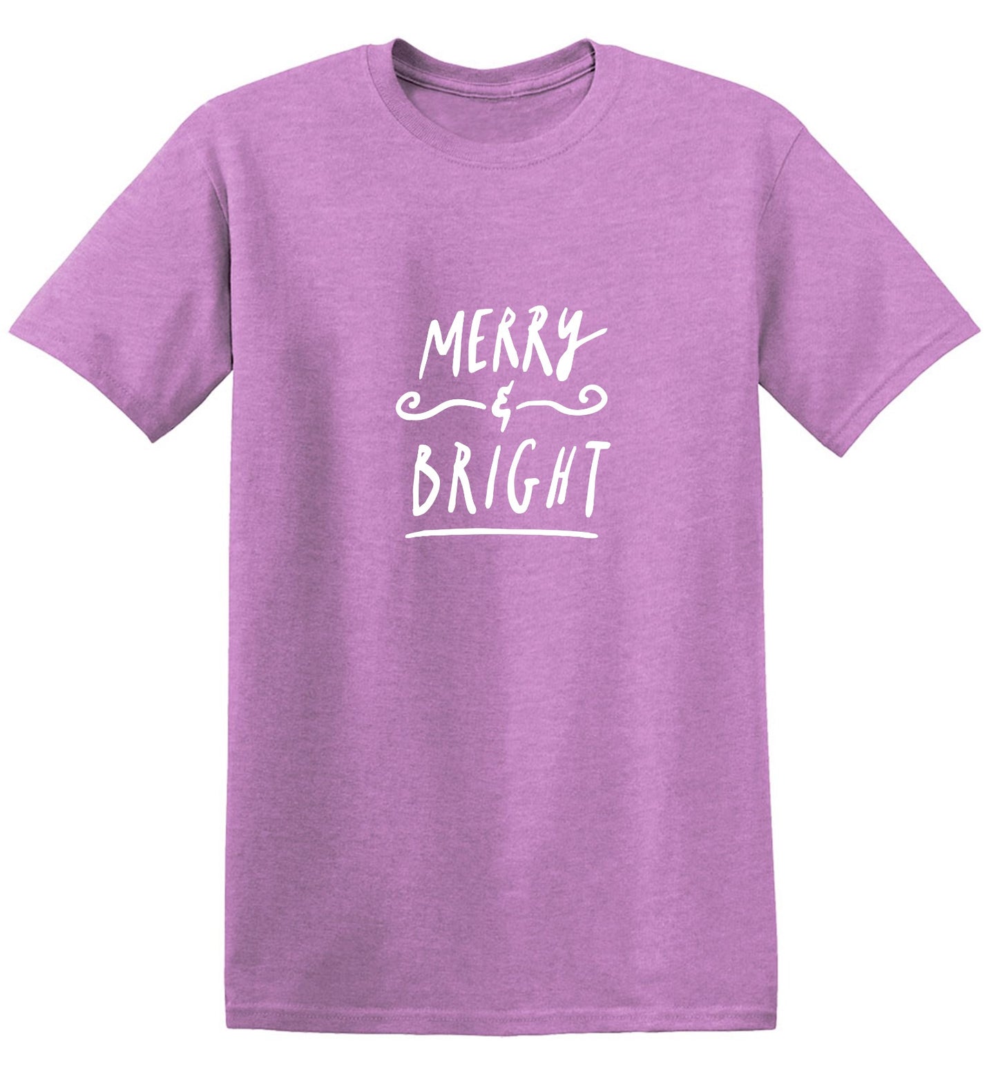 Funny T-Shirts design "Merry And Bright Christmas T-Shirt - Youth"