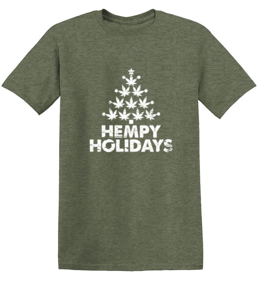 Funny T-Shirts design "Hempy Holidays"