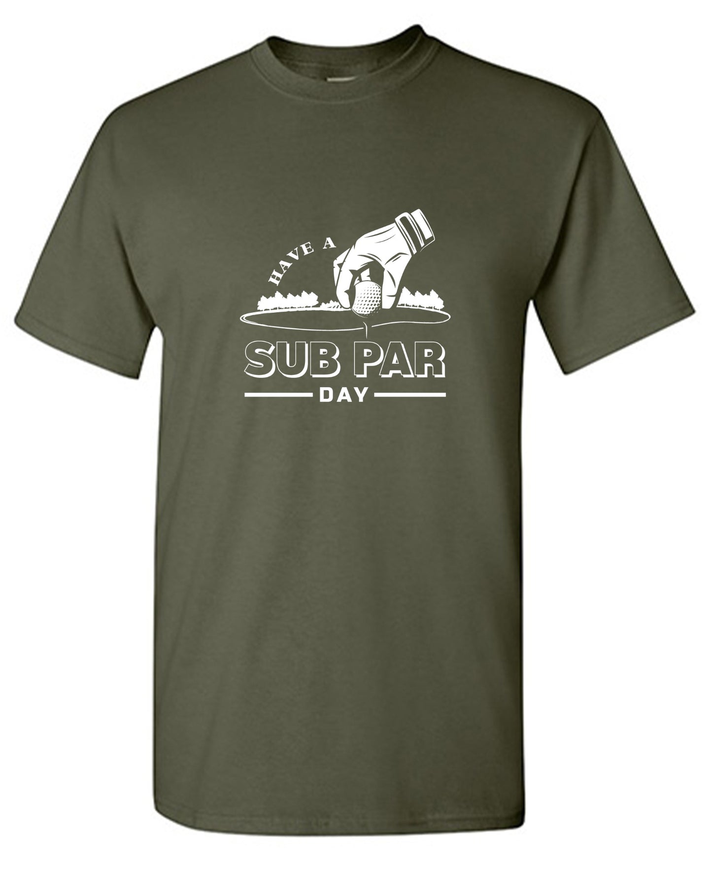 Funny T-Shirts design "Have a Sub Par Day, Mens Gof T Shirt - Youth"