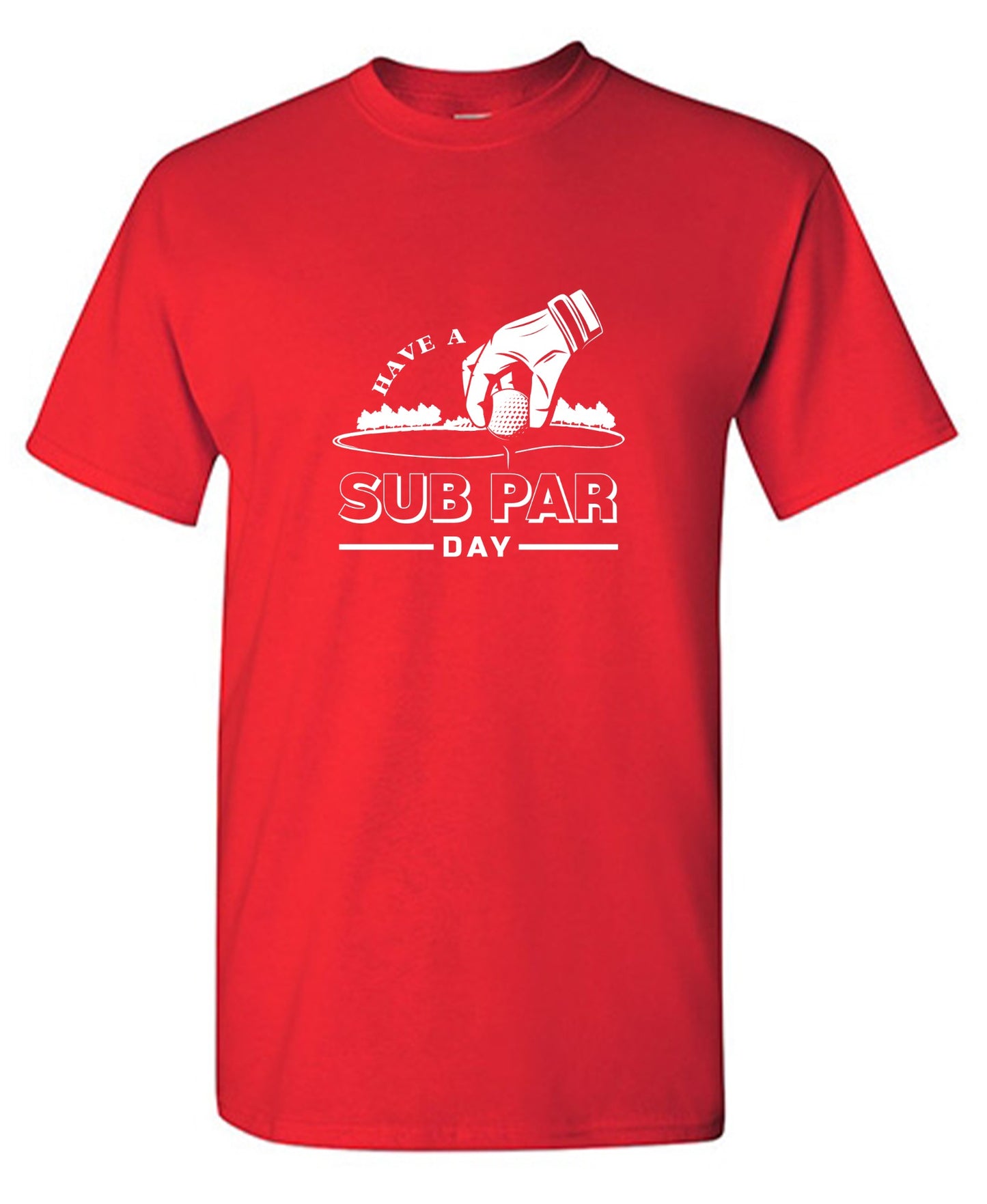 Funny T-Shirts design "Have a Sub Par Day, Mens Gof T Shirt - Youth"