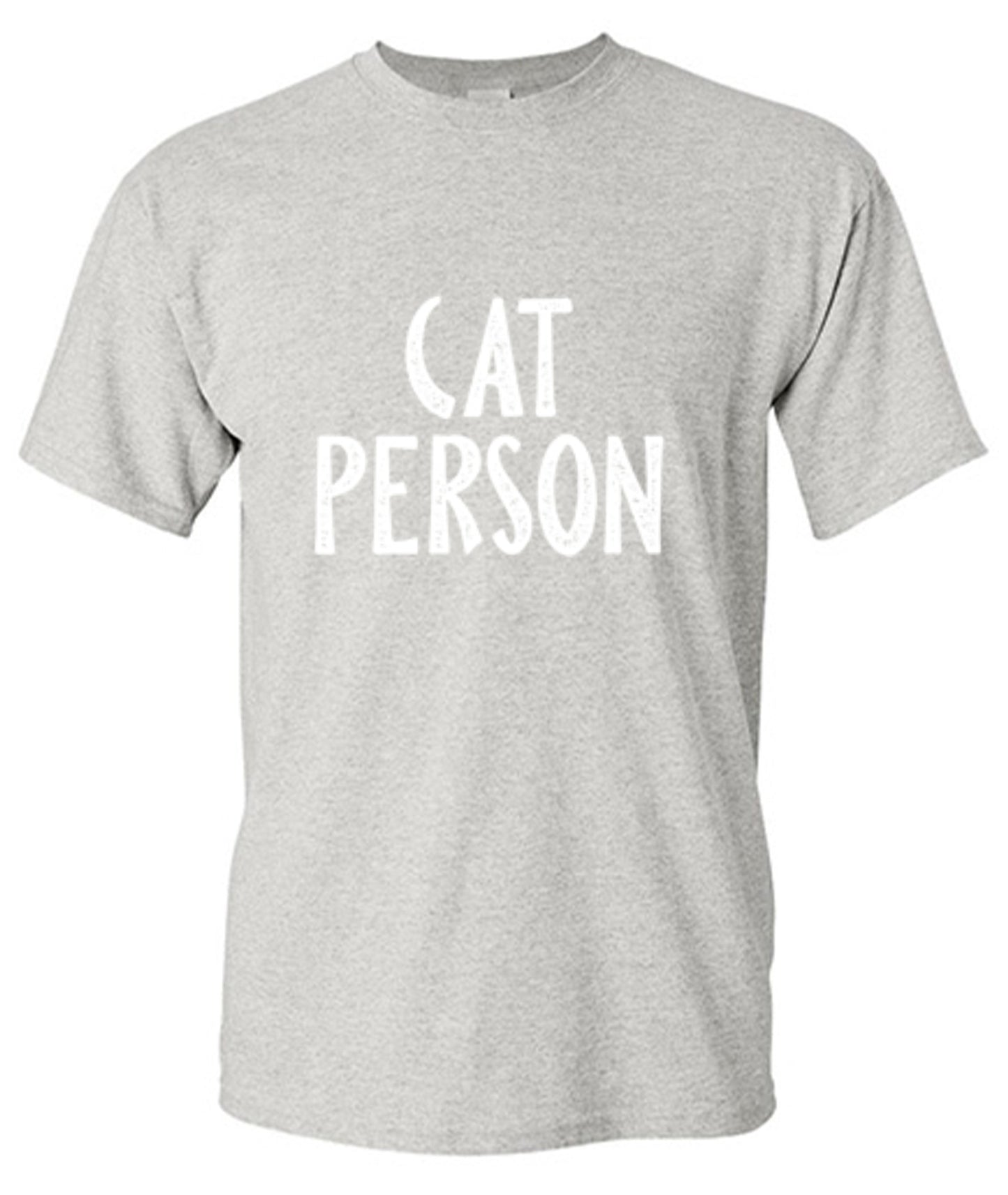 Funny T-Shirts design "Cat Person - Ring Spun Tee"