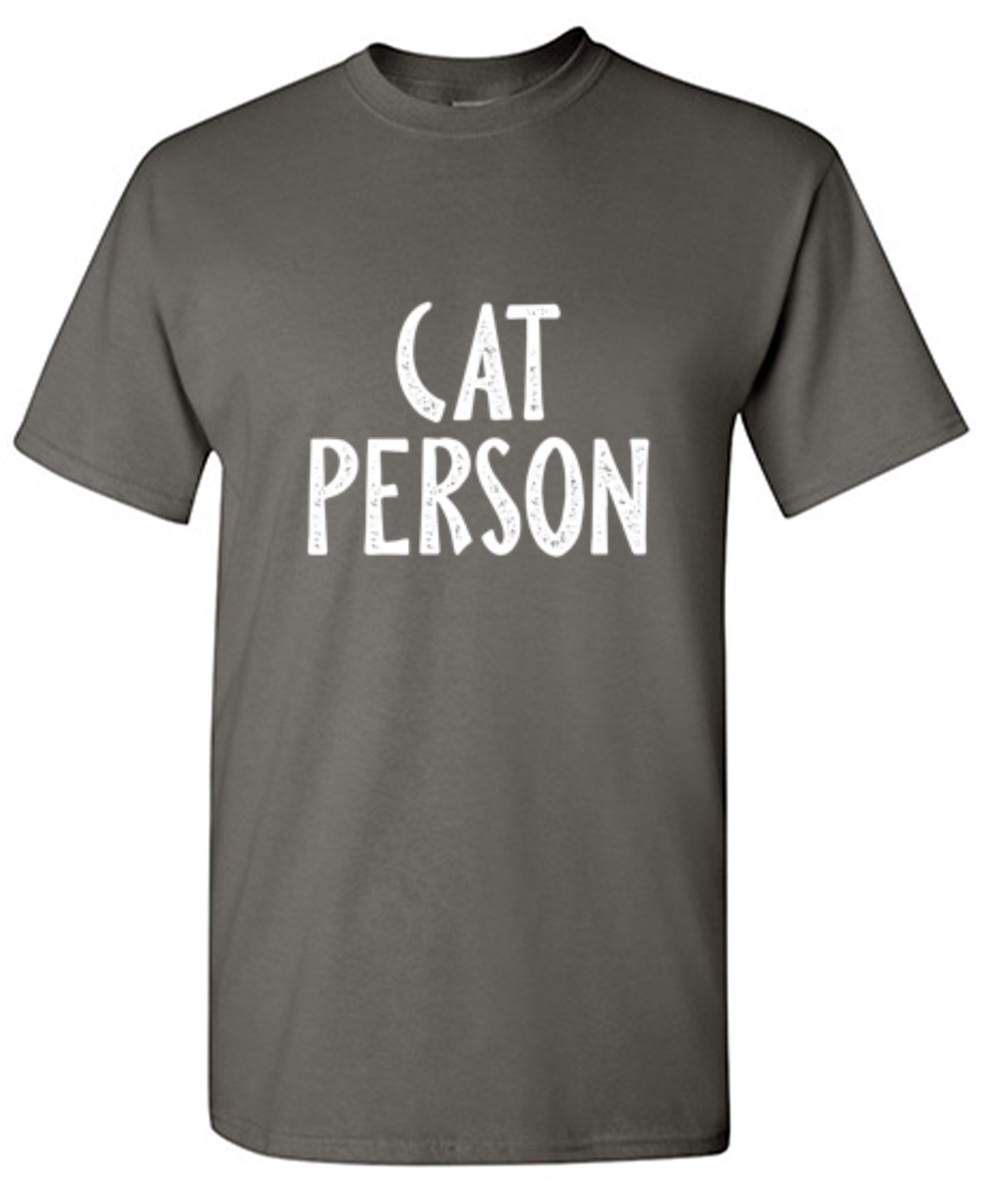 Funny T-Shirts design "Cat Person - Ring Spun Tee"