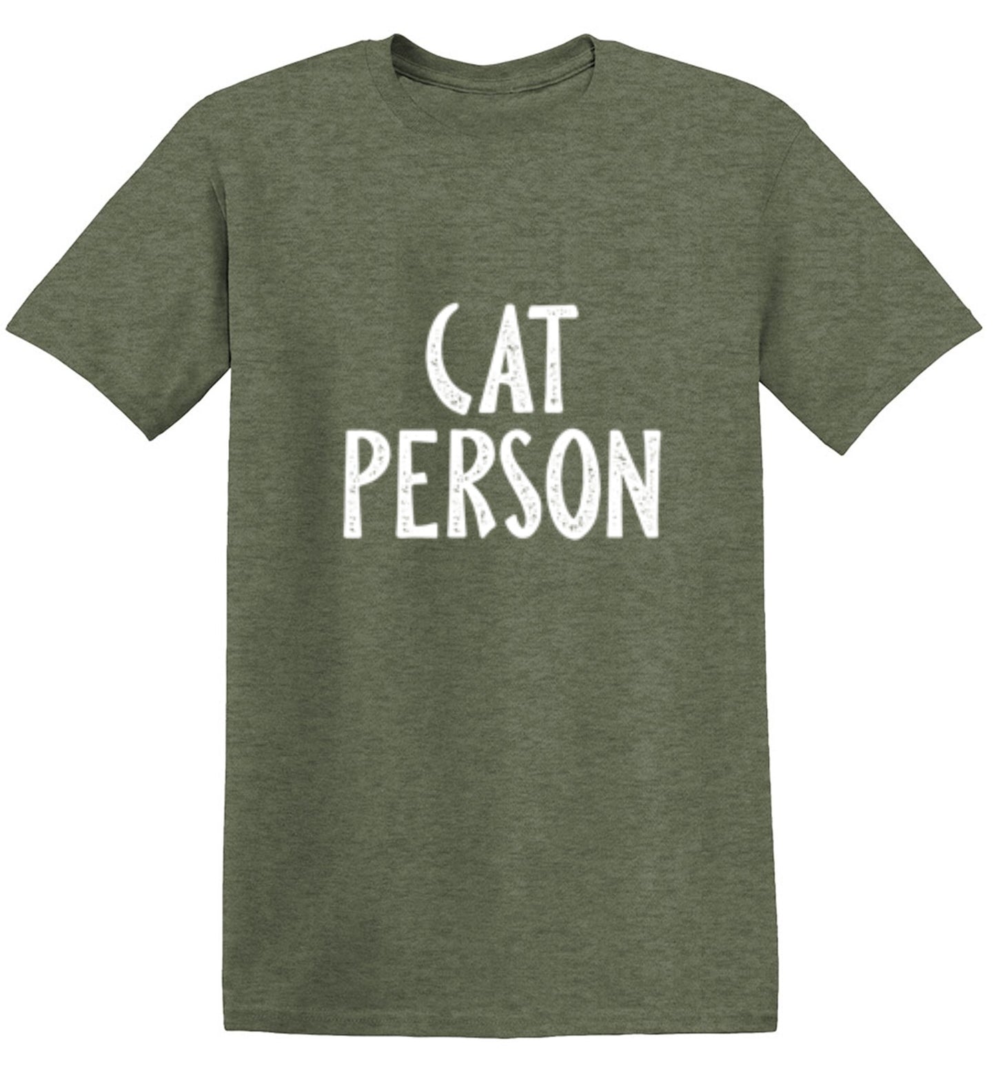 Funny T-Shirts design "Cat Person - Ring Spun Tee"