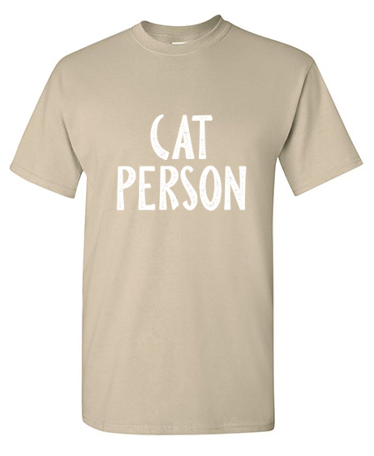 Funny T-Shirts design "Cat Person - Ring Spun Tee"