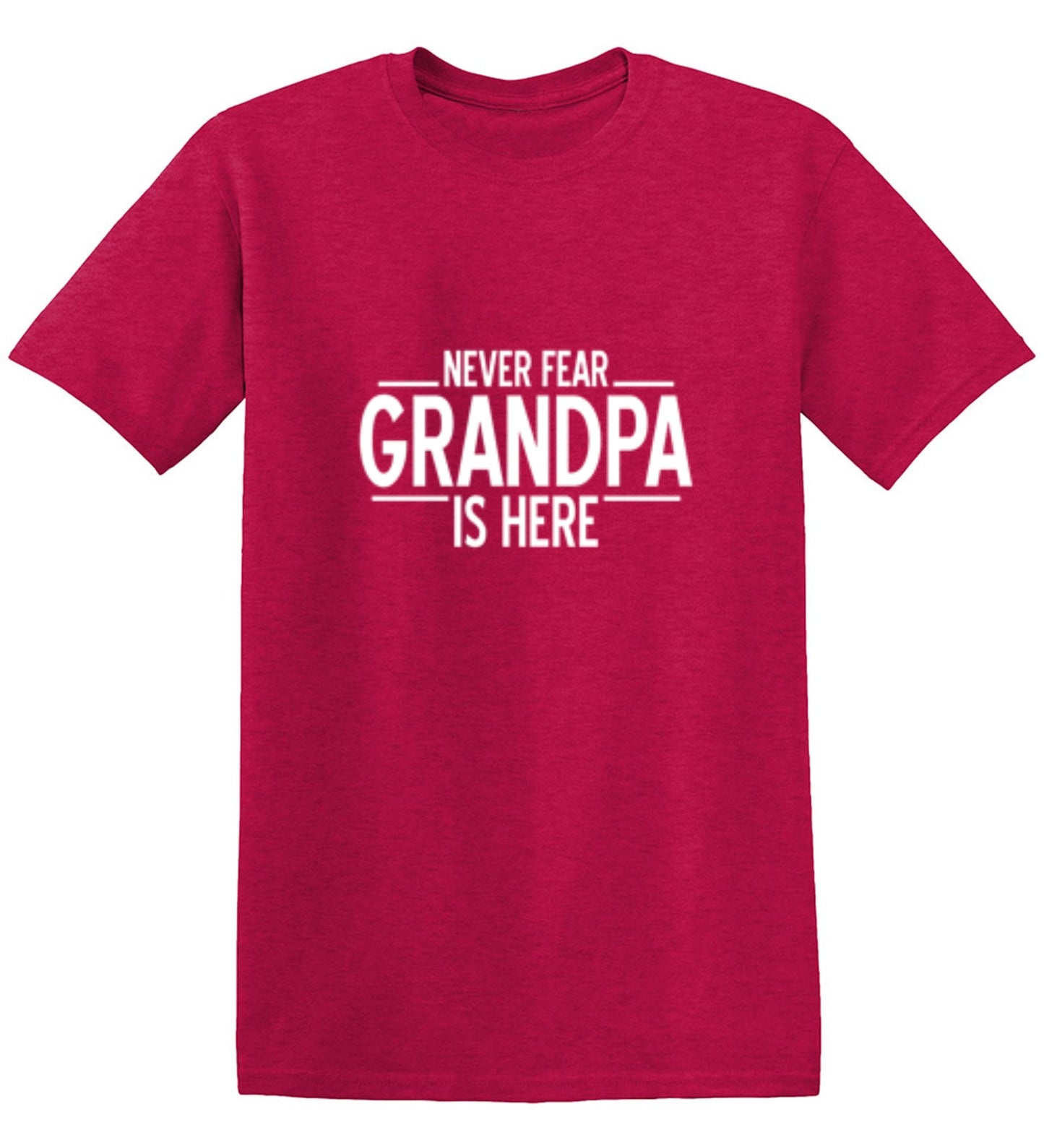 Funny T-Shirts design "Never Fear, Grandpa Is Here Shirt"