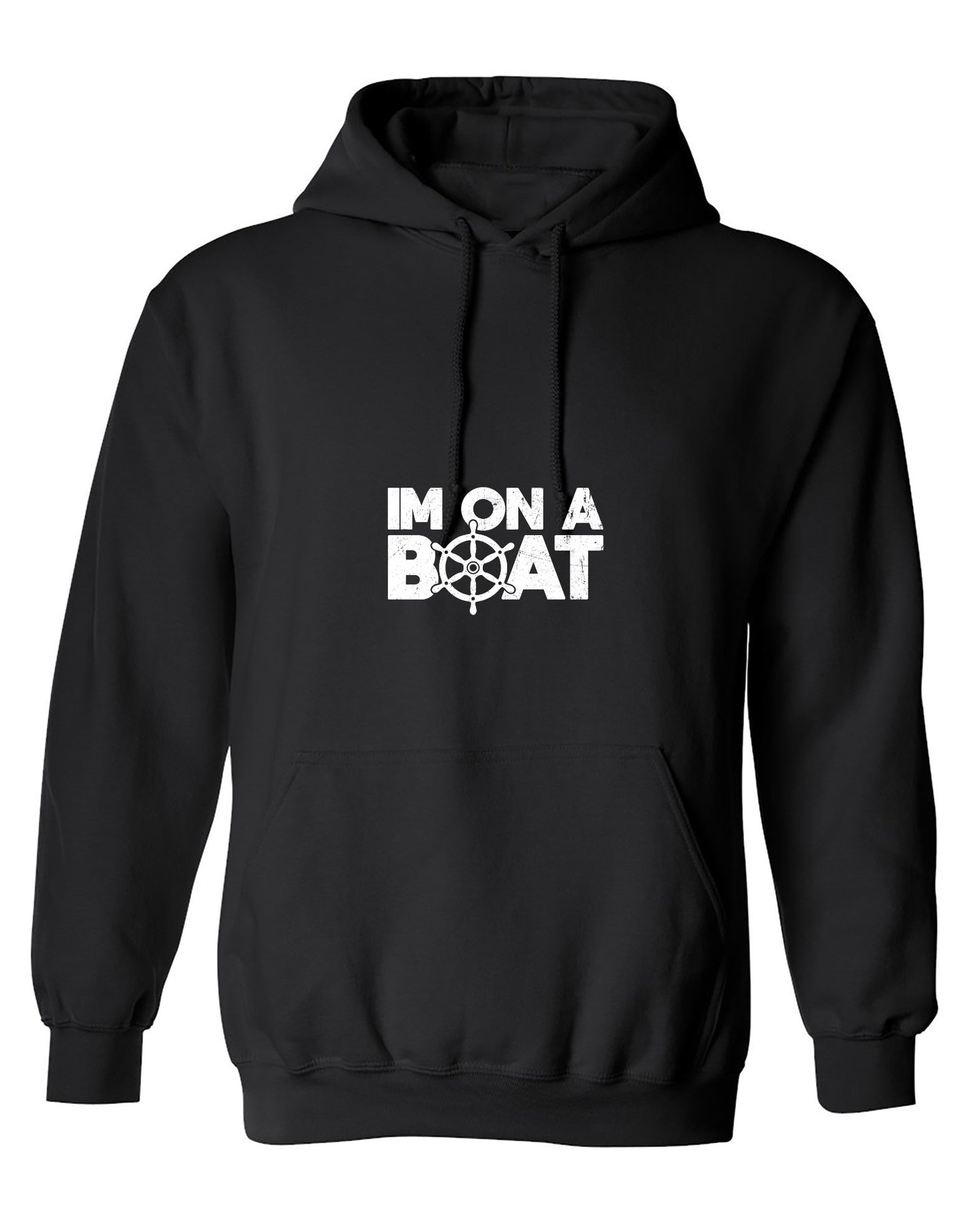 Funny T-Shirts design "I am on a Boat, Mens T-Shirt - Hoodie"