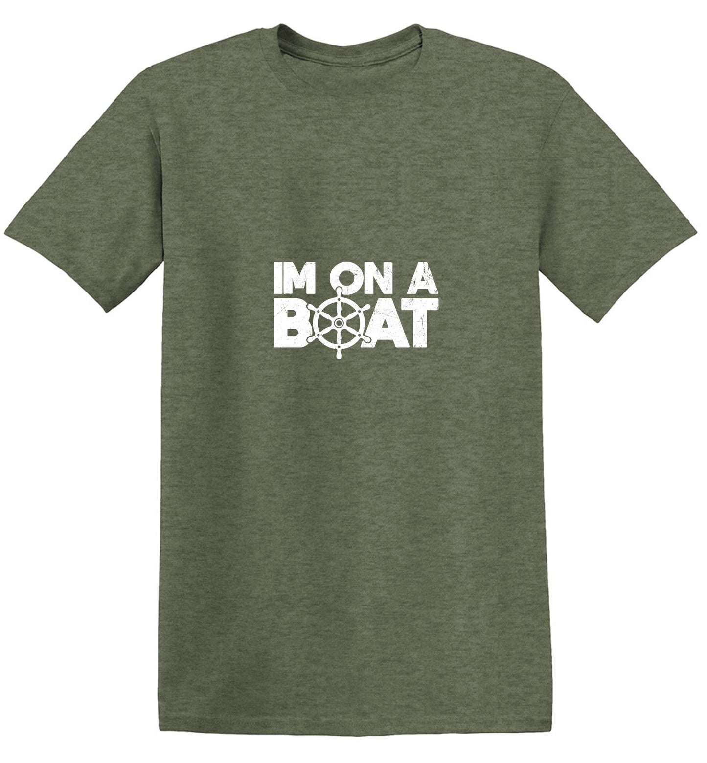 Funny T-Shirts design "I am on a Boat, Mens T-Shirt - Youth"