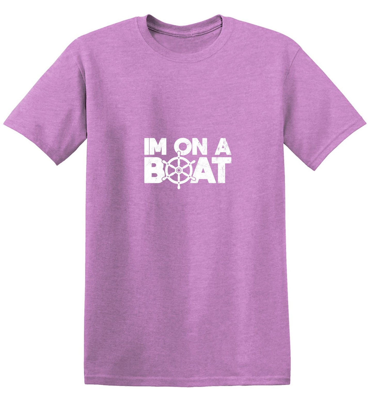Funny T-Shirts design "I am on a Boat, Mens T-Shirt - Youth"