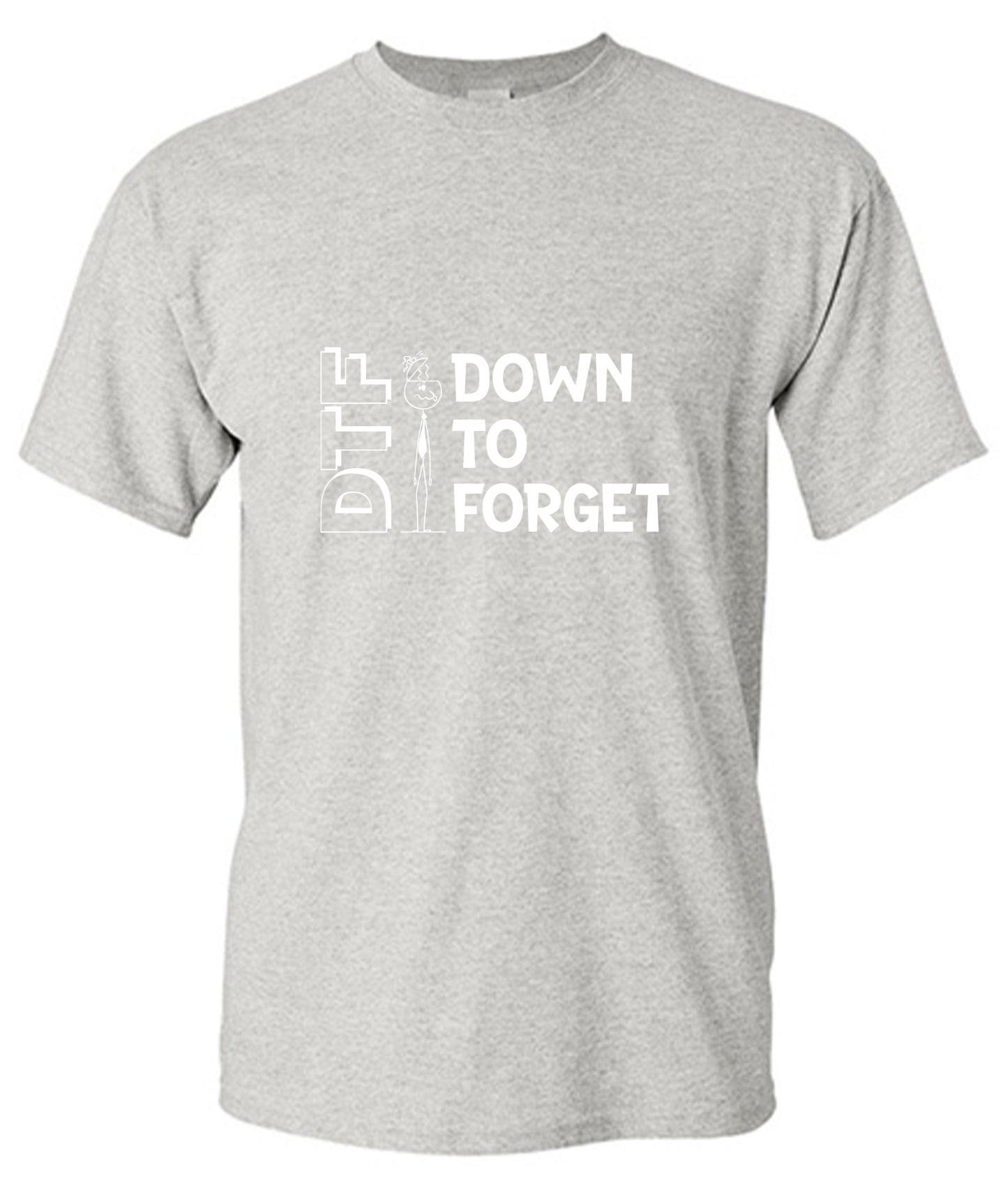 Funny T-Shirts design "DTF Down to Forget T-Shirt"