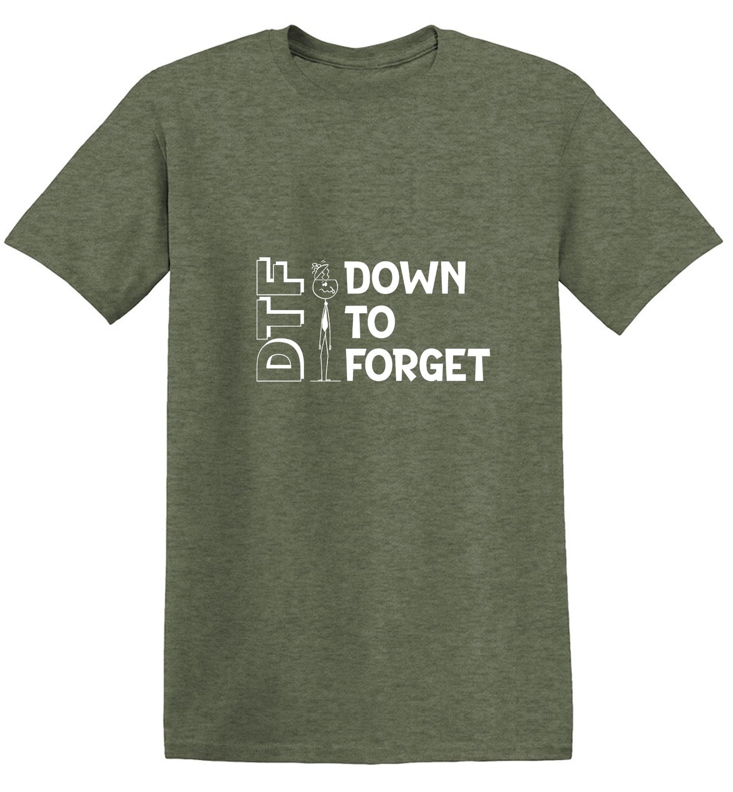 Funny T-Shirts design "DTF Down to Forget T-Shirt"