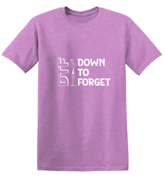 Funny T-Shirts design "DTF Down to Forget T-Shirt"