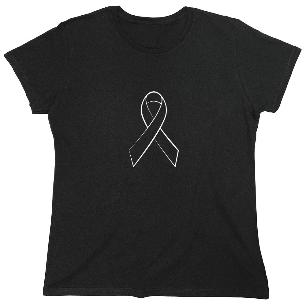 Funny T-Shirts design "Ribbon Cancer Support T-Shirt - Womens"