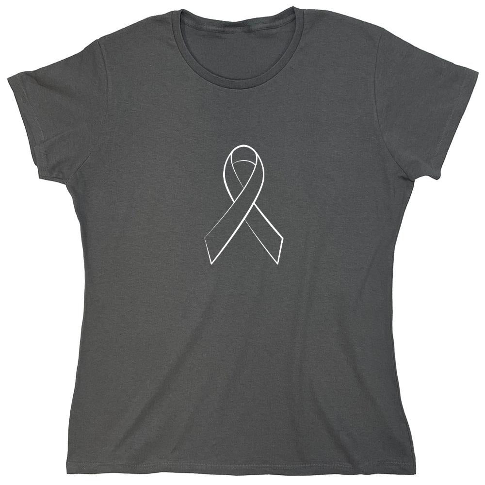 Funny T-Shirts design "Ribbon Cancer Support T-Shirt - Womens"