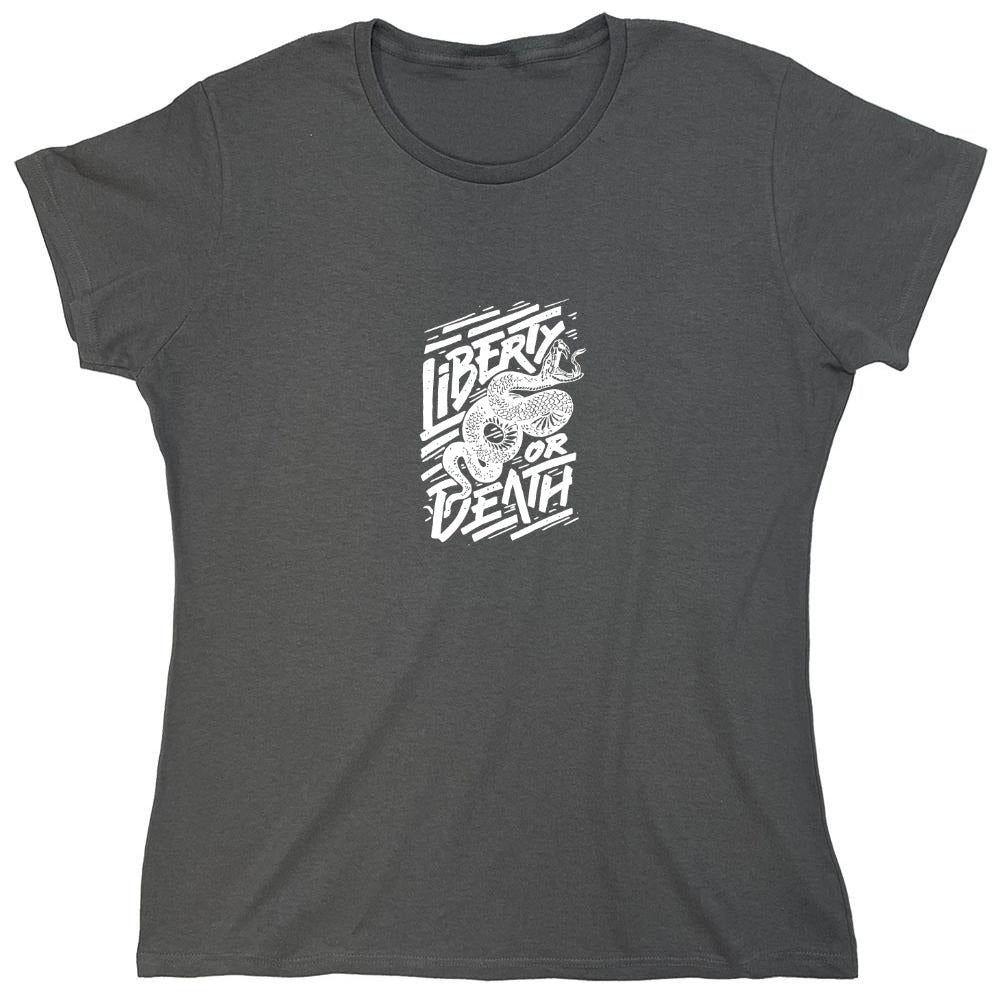 Funny T-Shirts design "Liberty or Death Funny Tee"