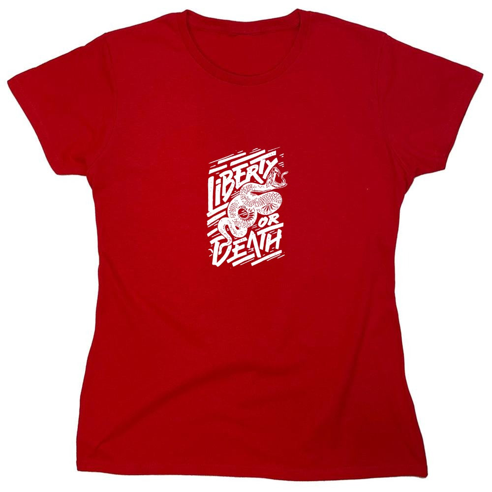 Funny T-Shirts design "Liberty or Death Funny Tee"
