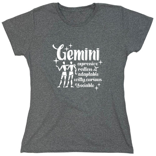 Funny T-Shirts design "GEMINI T-Shirt - Womens"