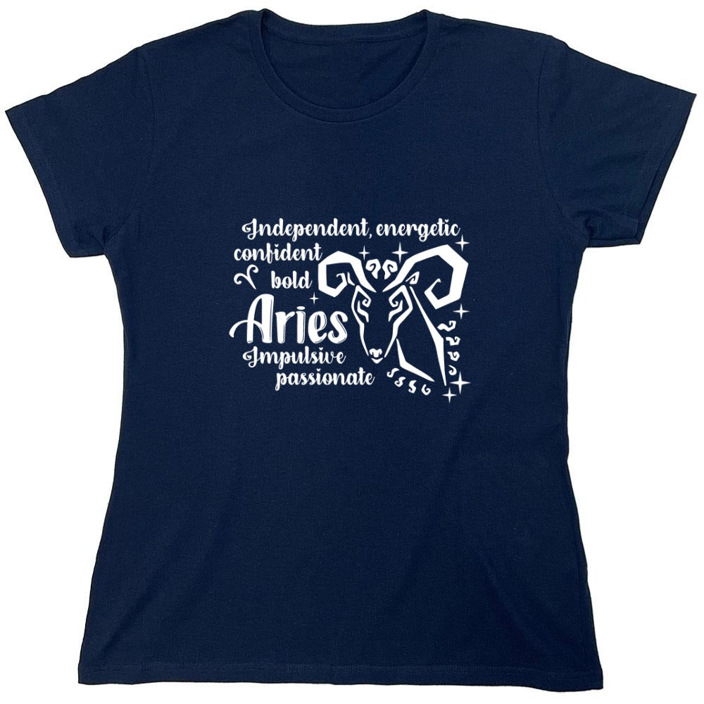 Funny T-Shirts design "ARIES T-Shirts - Womens"