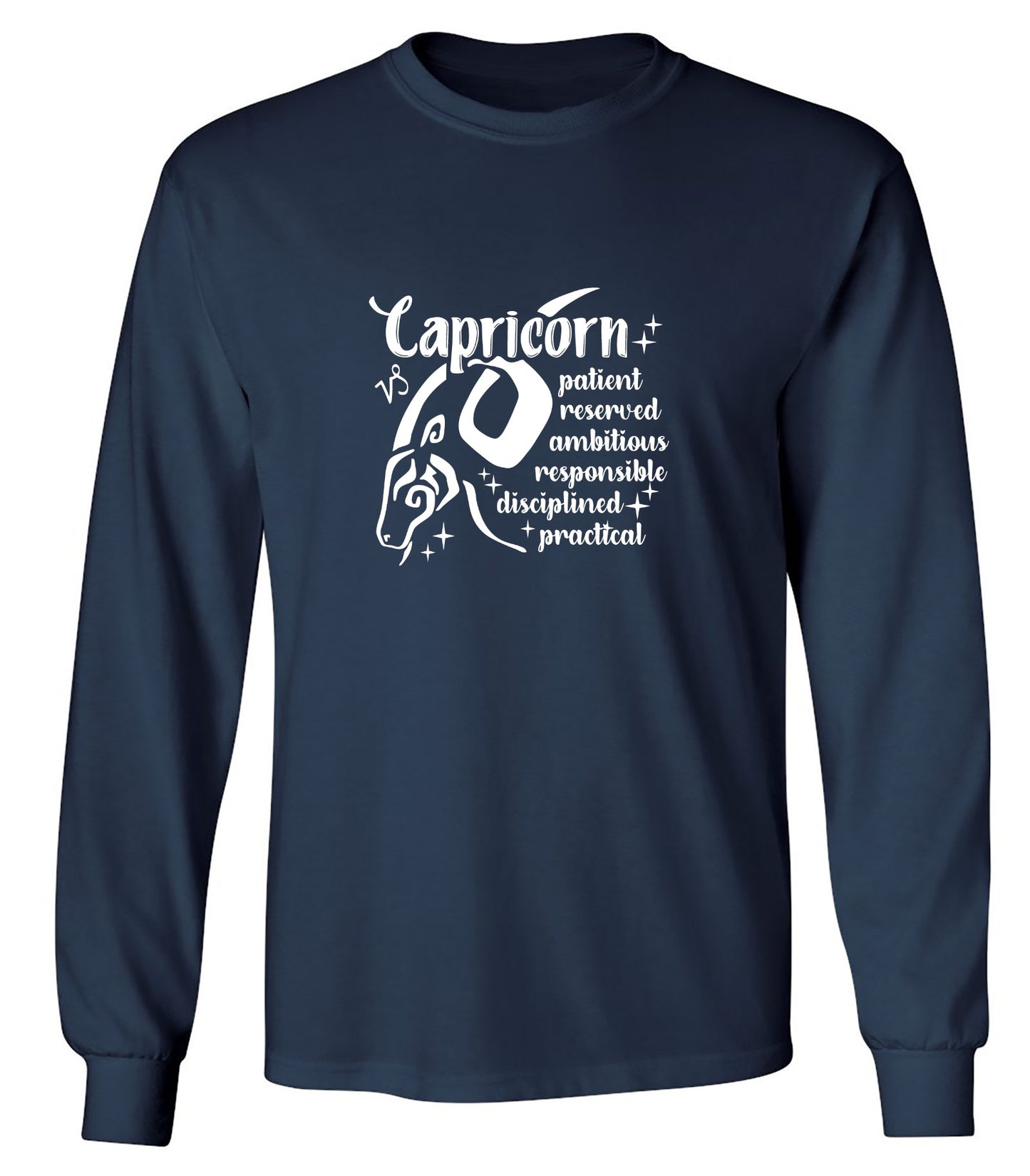 Funny T-Shirts design "CAPRICORN T-Shirt - Long Sleeve"