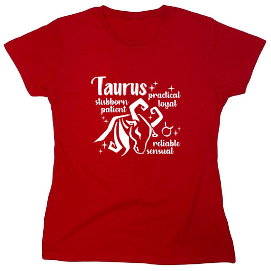 Funny T-Shirts design "TAURUS T-Shirt - Womens"
