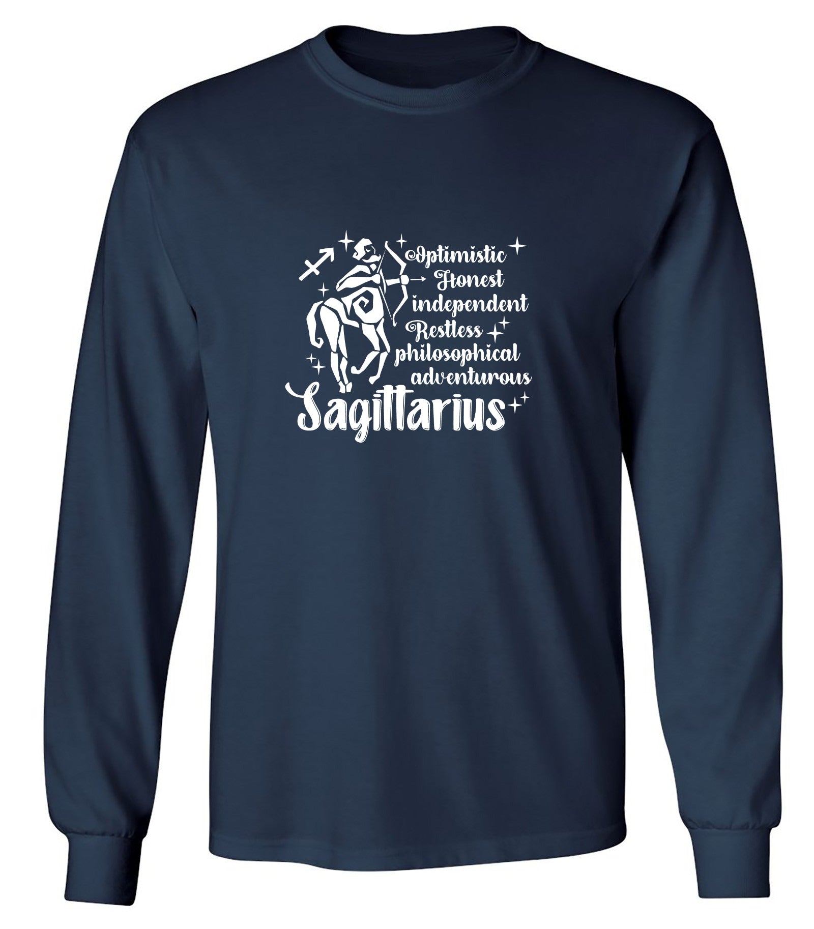Funny T-Shirts design "SAGITTARIUS T-Shirt - Long Sleeve"