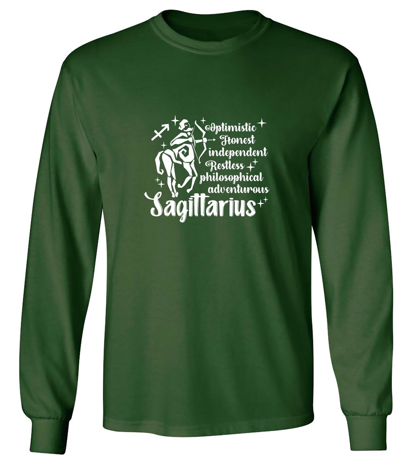 Funny T-Shirts design "SAGITTARIUS T-Shirt - Long Sleeve"