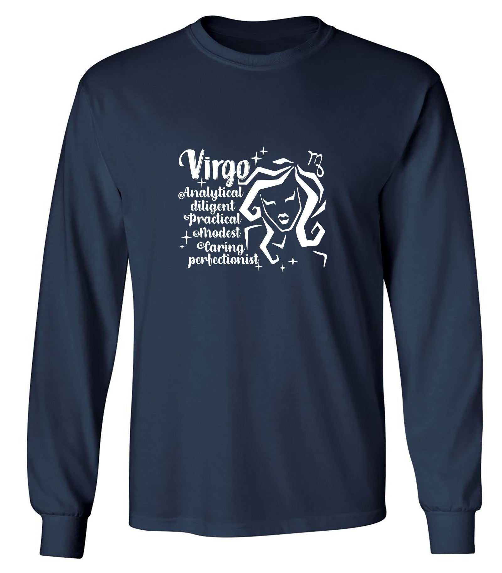 Funny T-Shirts design "VIRGO T-Shirt - Long Sleeve"