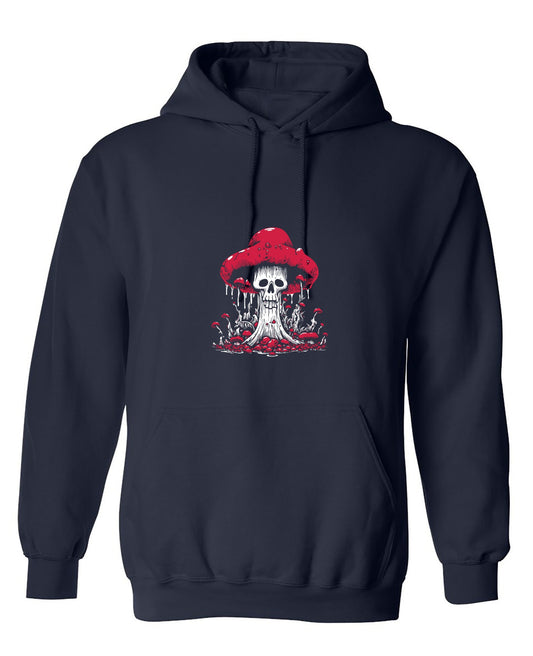 Funny T-Shirts design "Schroom Skull T-Shirt - Hoodie"