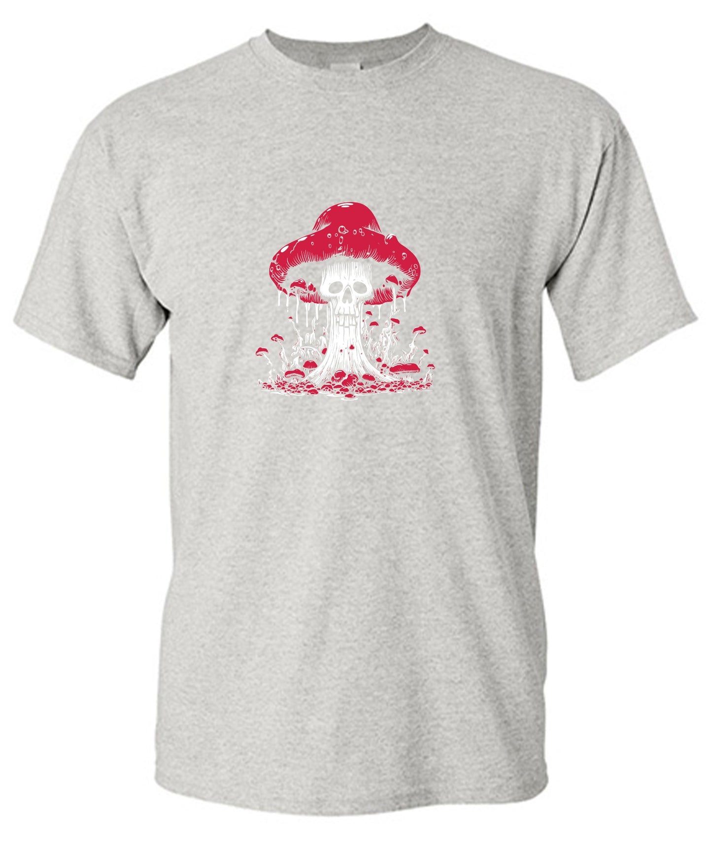 Funny T-Shirts design "Schroom Skull T-Shirt"