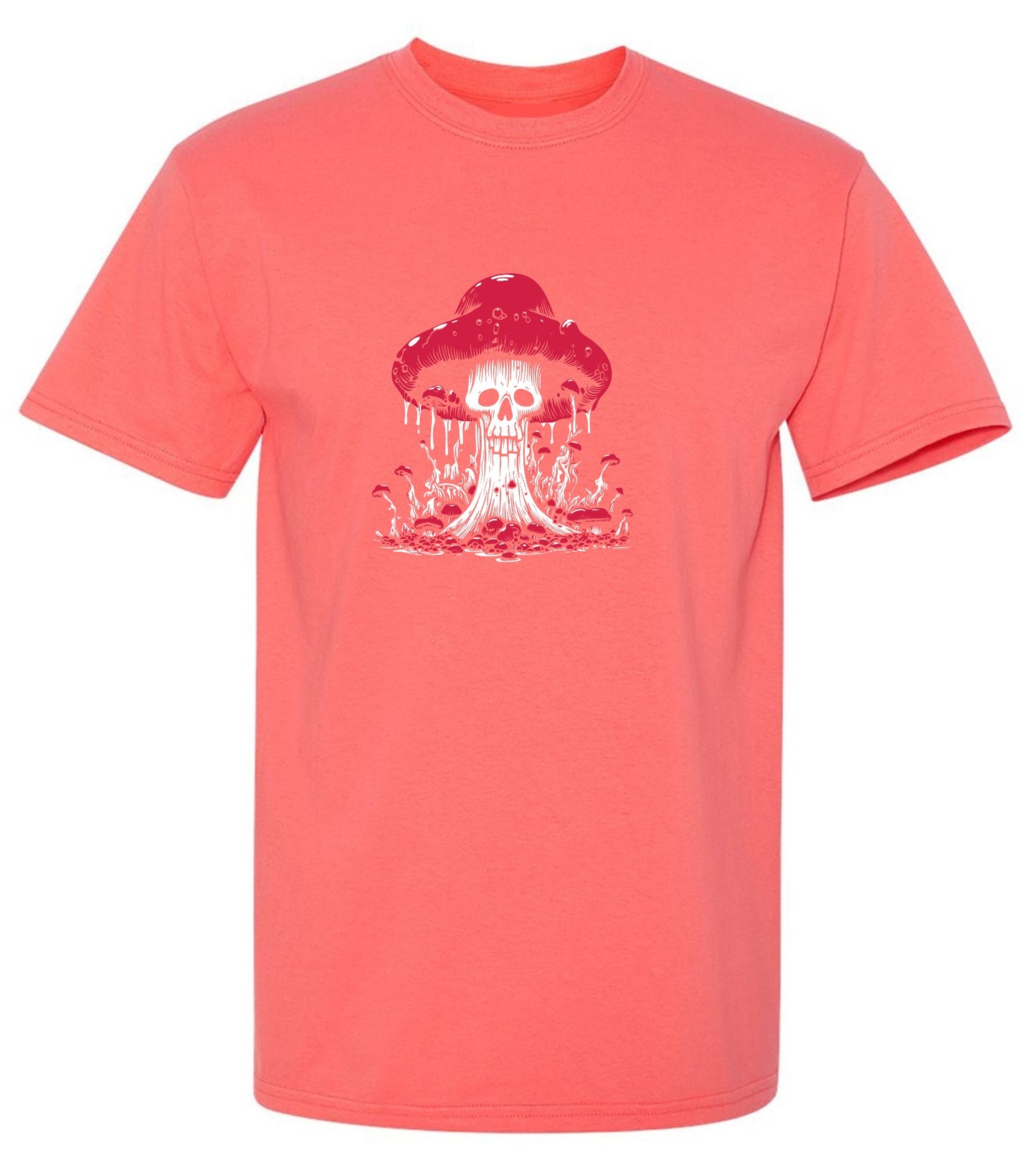 Funny T-Shirts design "Schroom Skull T-Shirt"