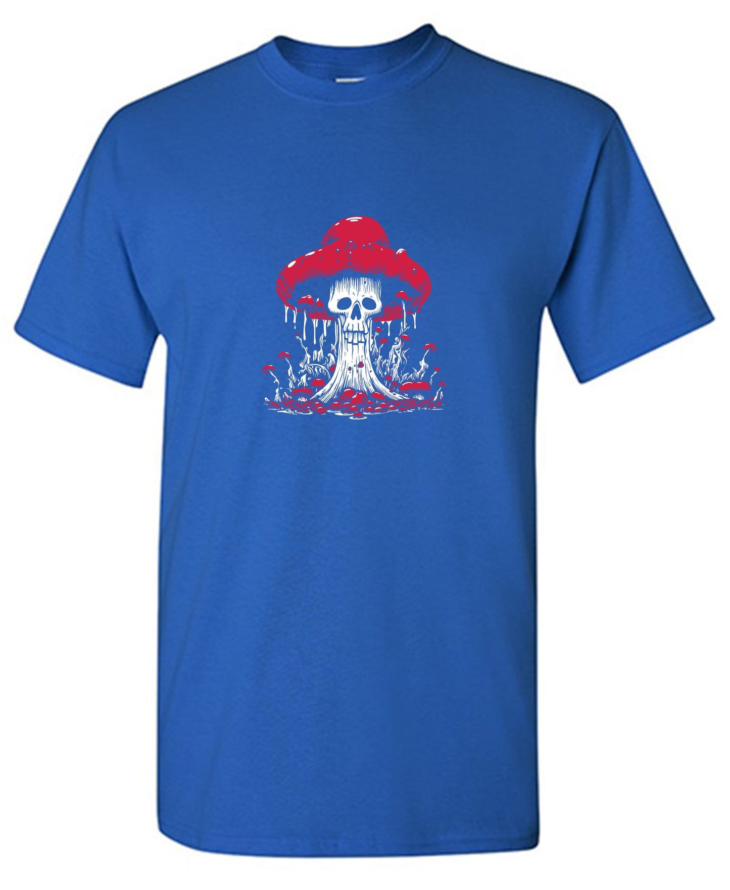 Funny T-Shirts design "Schroom Skull T-Shirt"