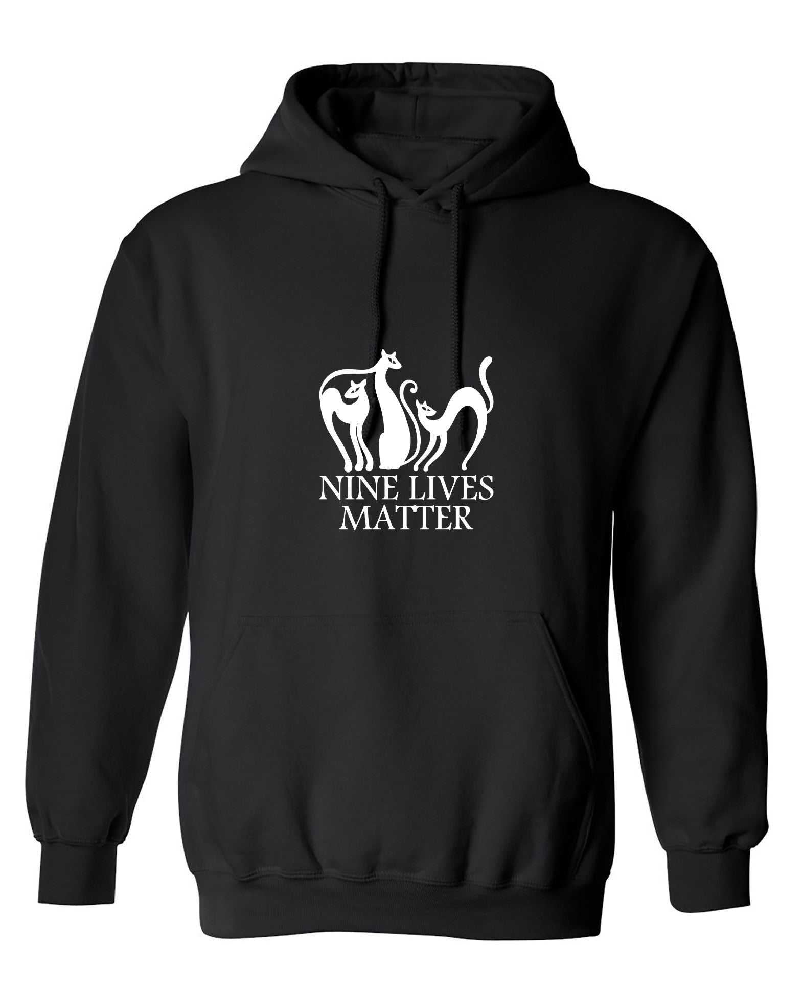 Funny T-Shirts design "Nine Lives Matter T-Shirt - Hoodie"