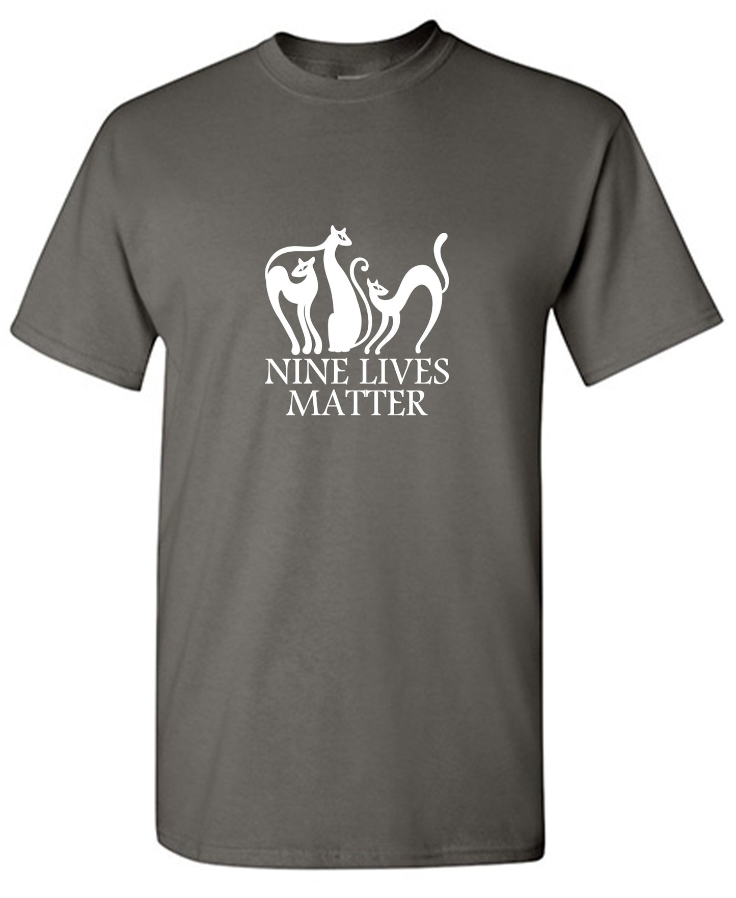 Funny T-Shirts design "Nine Lives Matter T-Shirt - Youth"