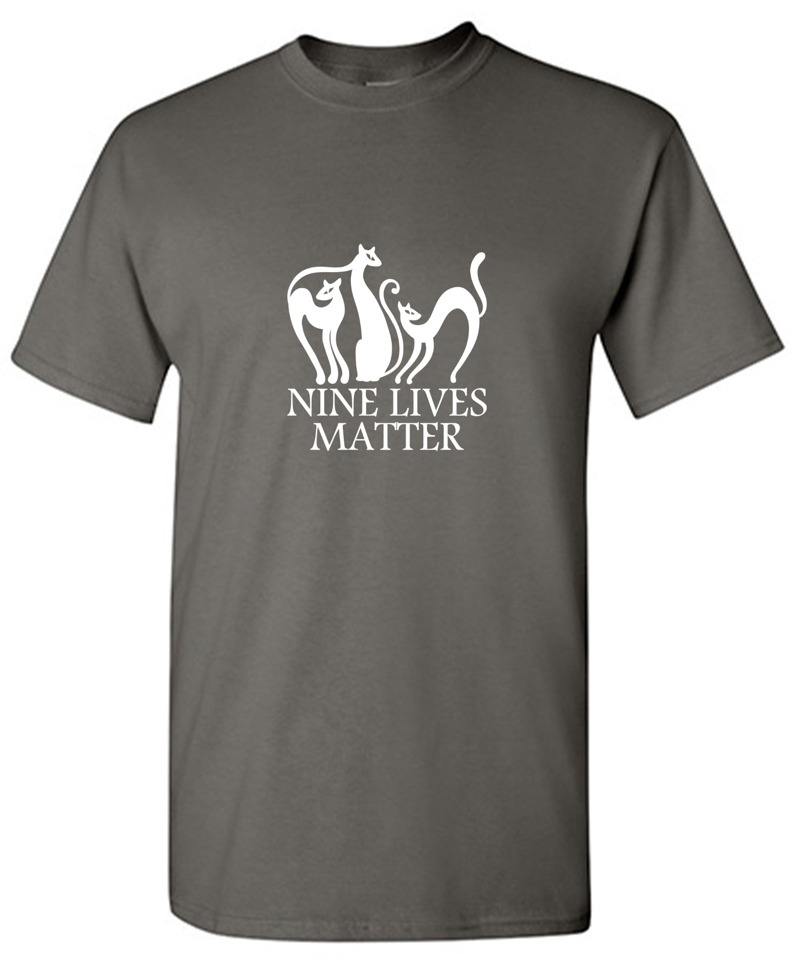 Funny T-Shirts design "Nine Lives Matter T-Shirt - Youth"