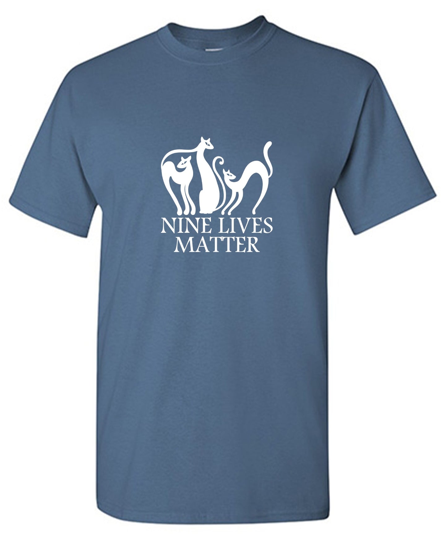 Funny T-Shirts design "Nine Lives Matter T-Shirt - Youth"