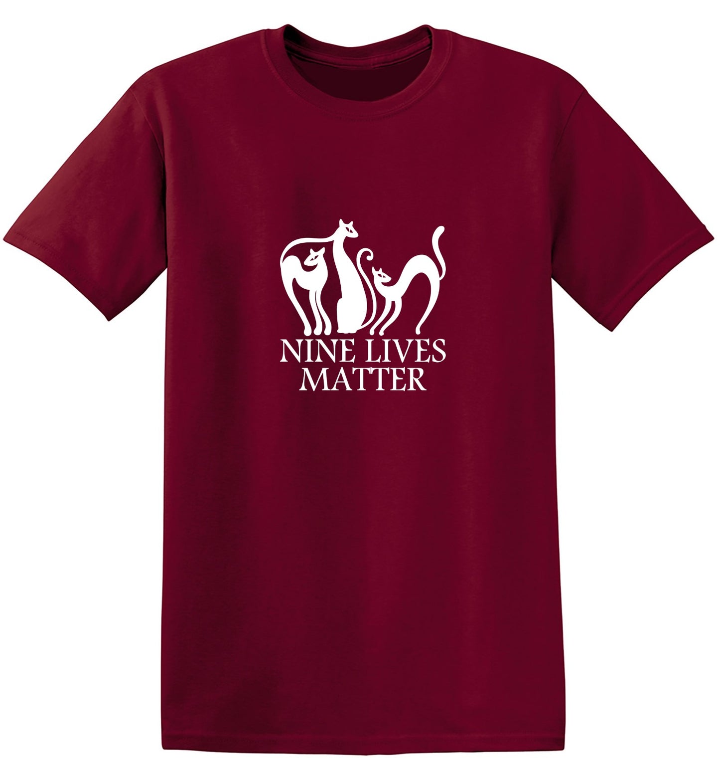 Funny T-Shirts design "Nine Lives Matter T-Shirt - Youth"