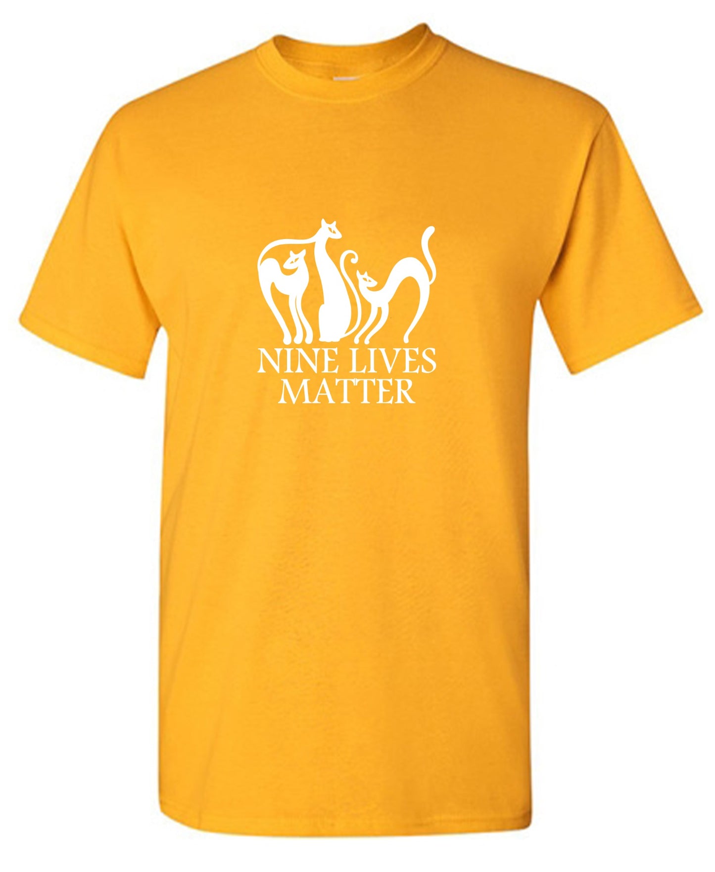 Funny T-Shirts design "Nine Lives Matter T-Shirt - Youth"