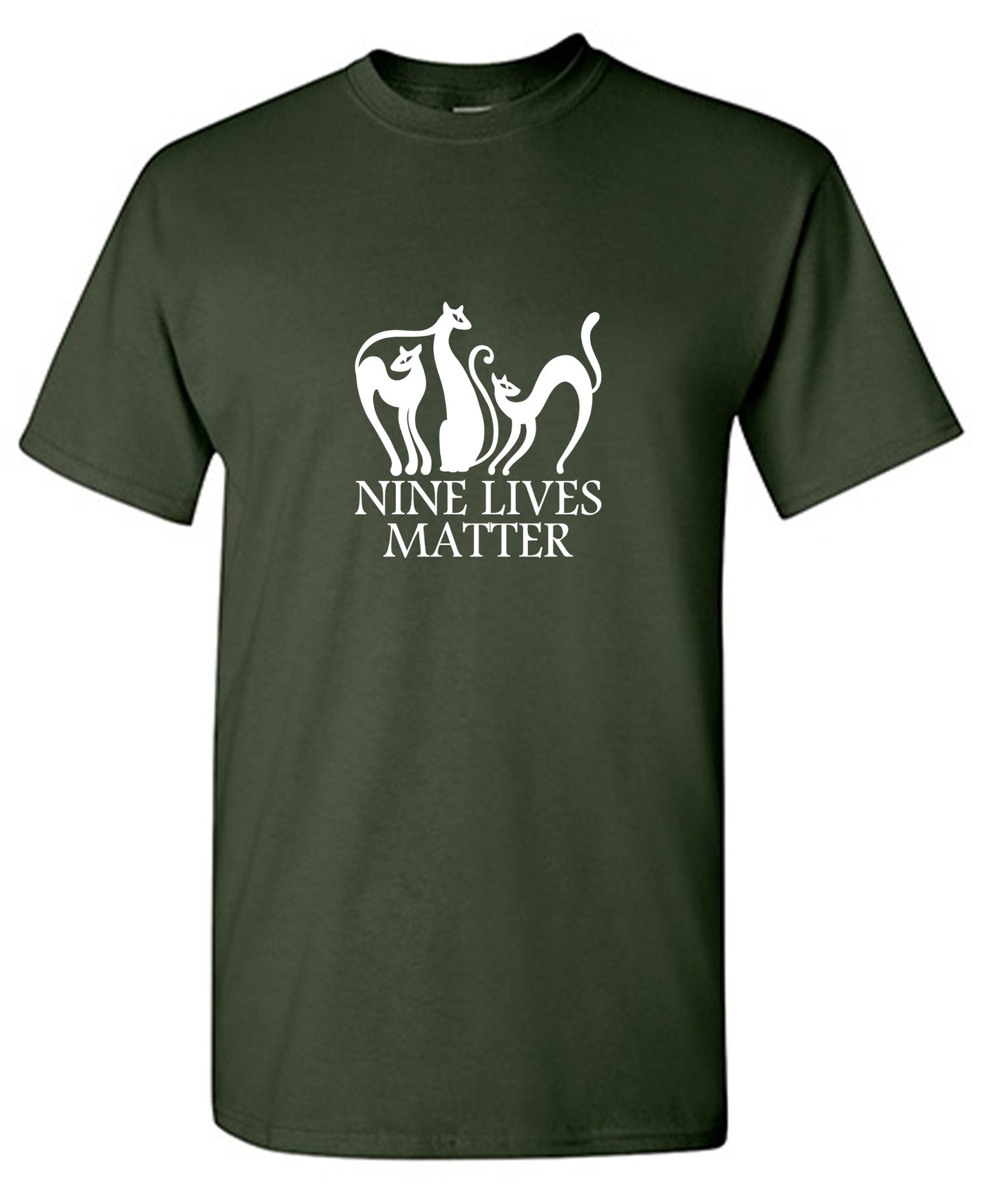 Funny T-Shirts design "Nine Lives Matter T-Shirt - Youth"