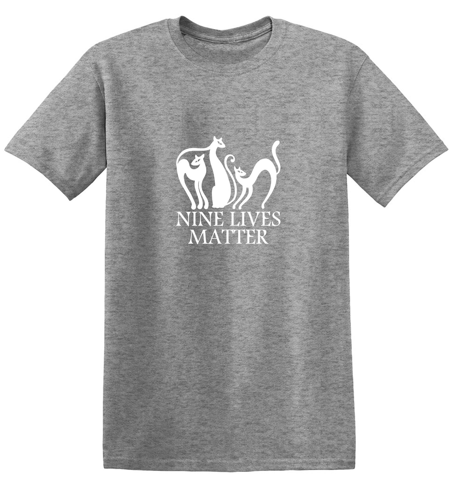 Funny T-Shirts design "Nine Lives Matter T-Shirt - Youth"