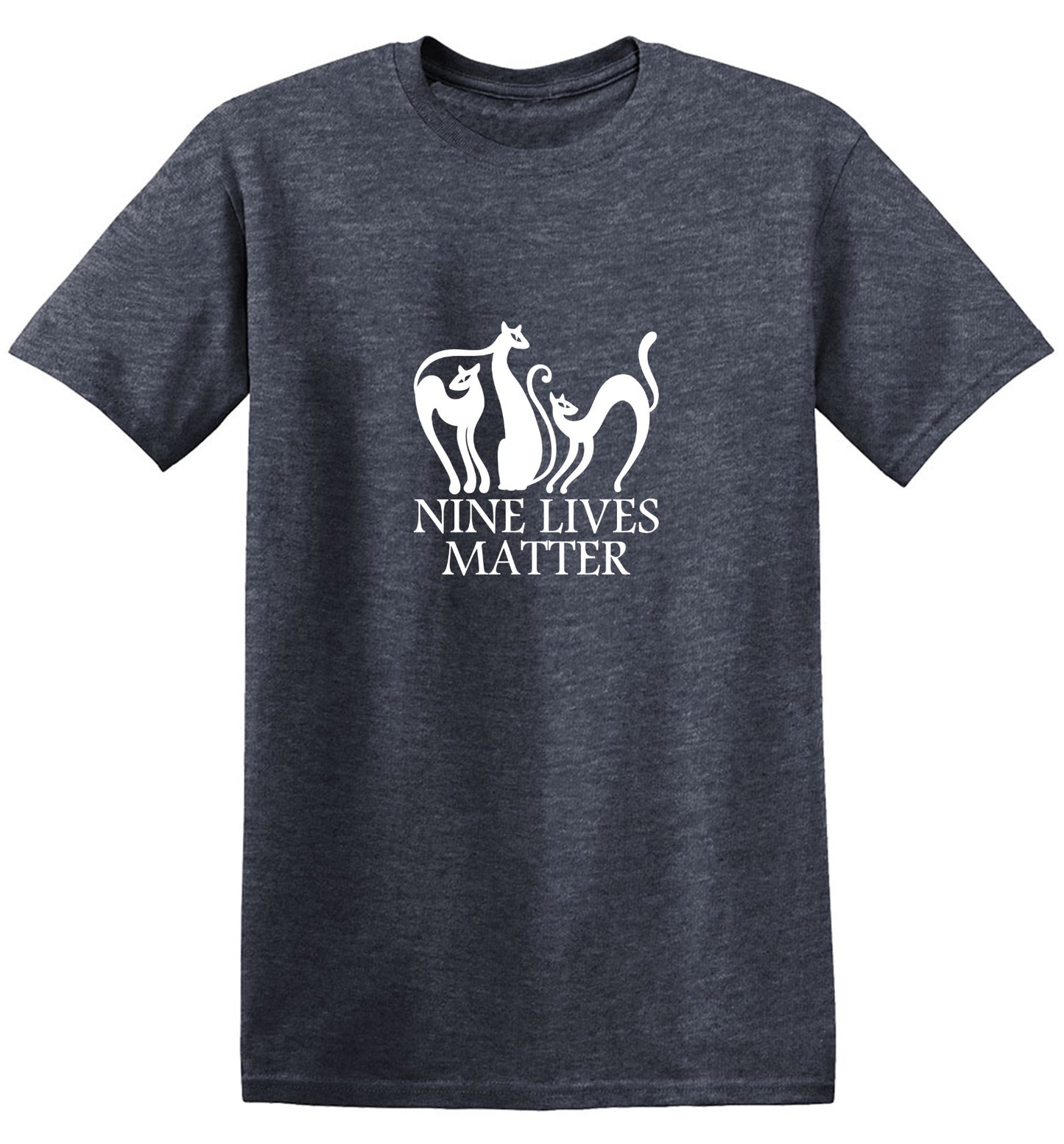 Funny T-Shirts design "Nine Lives Matter T-Shirt - Youth"