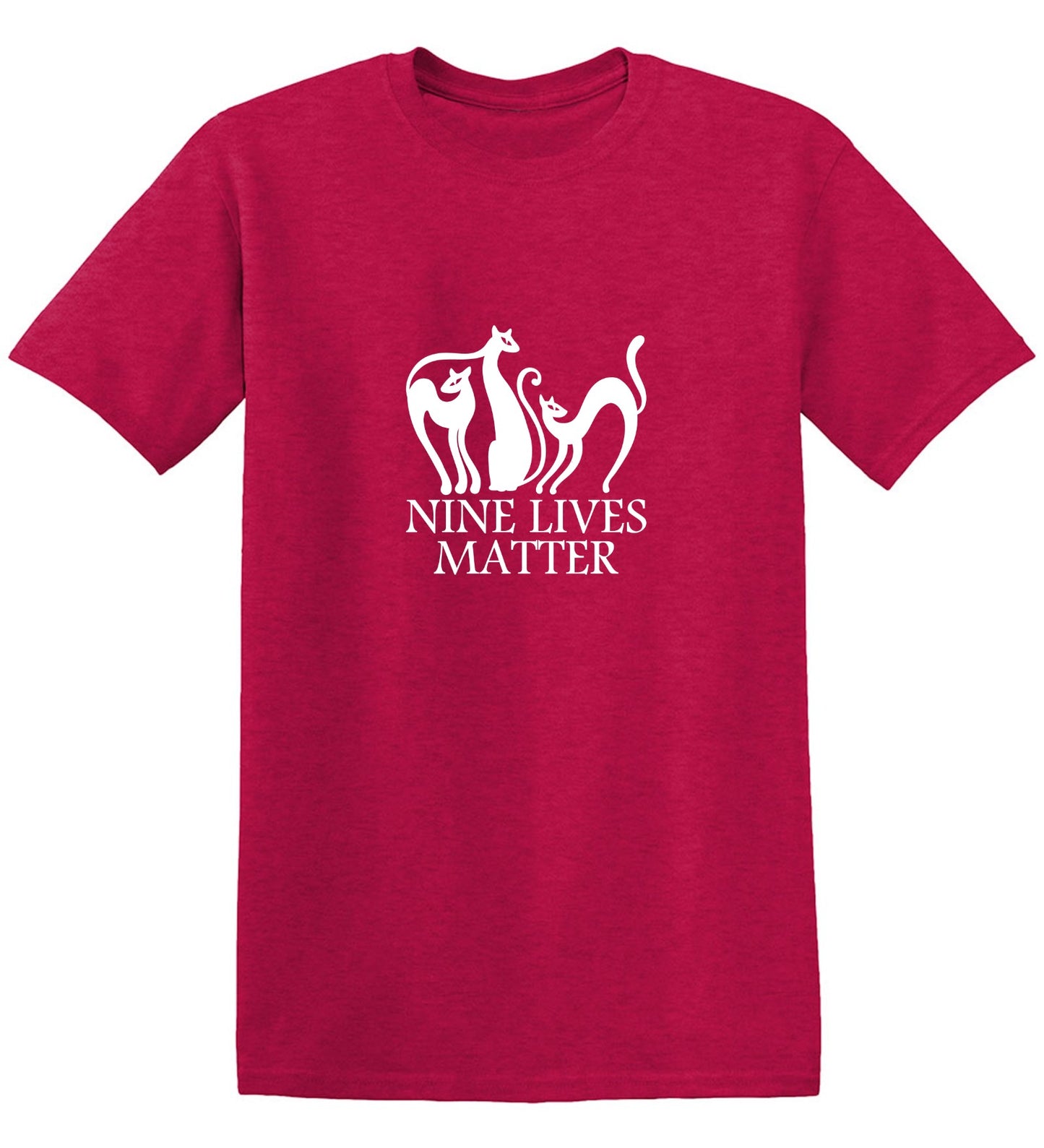 Funny T-Shirts design "Nine Lives Matter T-Shirt - Youth"
